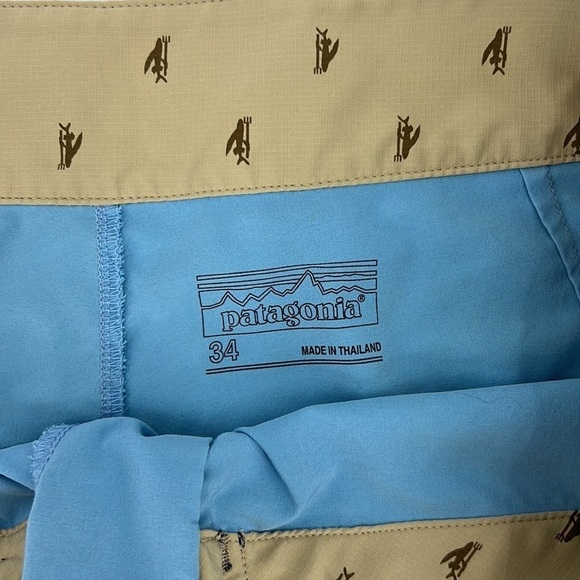 Patagonia board/Swim Shorts blue/camouflage size 34 - Picture 5 of 9